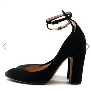 valentino tan-go ankle strap pump 38.5